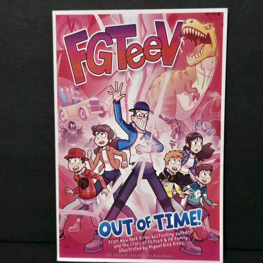 RARE FIND Fgteev Out Of Time Notebook with Blank Pages Journal‎ Workbook